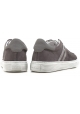 Hogan men's low top sneakers shoes in grey suede