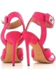 Givenchy stiletto heels sandals in fuxia suede leather