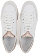 Hogan low top wedges sneakers shoes in white leather