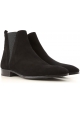 Dolce&Gabbana men's ankle boots in black calf leather whit zip