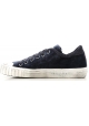 Philippe Model women's sneaker in blue calf lethar with white rubber sole