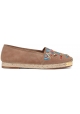 Giuseppe Zanotti women espadrilles in Light Brown Chamois leather