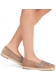 Giuseppe Zanotti women espadrilles in Light Brown Chamois leather