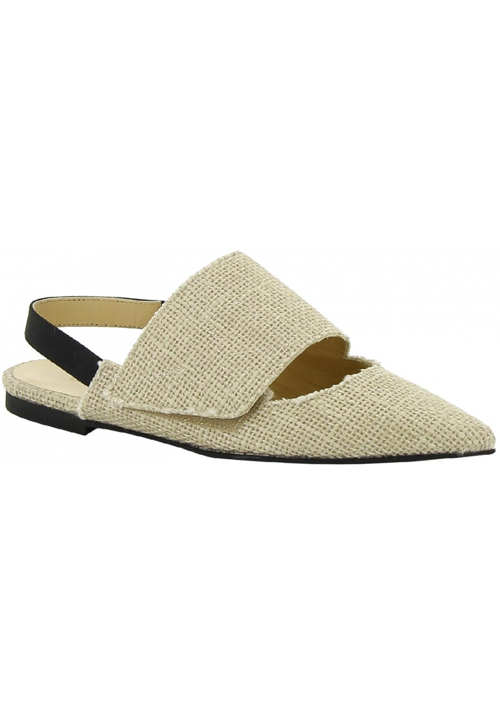 tan flat slingbacks