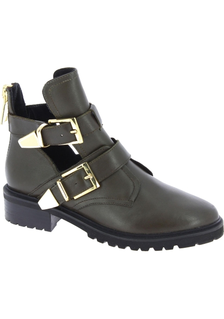 ankle boots with buckles womens